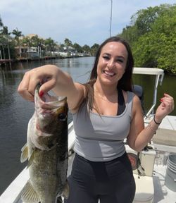 Largemouth bass caught while fishing in FL