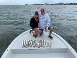 Two anglers fishing in TX