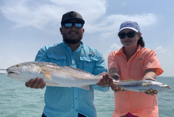 Two anglers fishing in TX