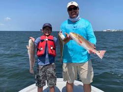 3 redfish caught while fishing in Port Isabel