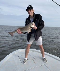 A lone angler fishing in TX