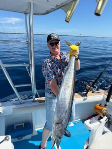 A single wahoo fish caught in Dominicus