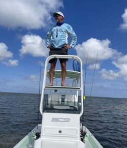 Person fishing in Corpus Christi