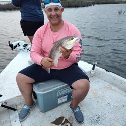 A redfish caught while fishing in TX