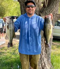 Two anglers fishing in Waterbury