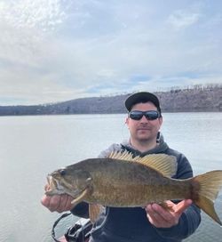 Smallmouth bass caught in CT