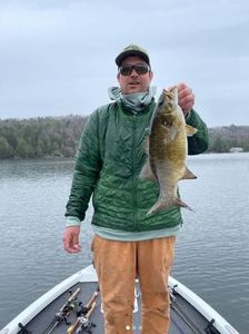 One angler fishing in Waterbury