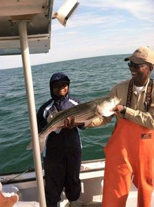 Cape Cod Striper fishing fun!