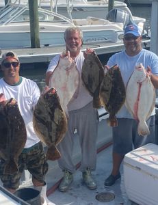 Five Southern Flounder fish catch in MA