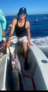 A person fishing in Hawaii