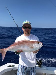 Person fishing in Kailua-Kona