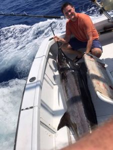 One person fishing in Kailua-Kona