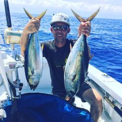 One person fishing in Kailua-Kona