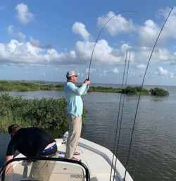 Person fishing in Marksville location