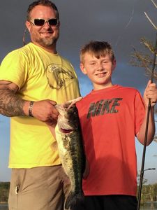 Largemouth bass caught at Marksville