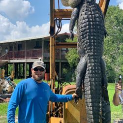 Angler with a 36-inch fish in Marksville