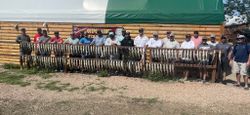 21 people fishing in Pierre