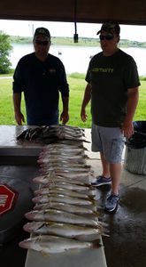 Two great barracuda, 25 inches long, caught while fishing in SD