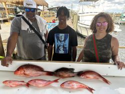 6 anglers fishing in Florida