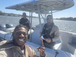 Three people fishing in FL