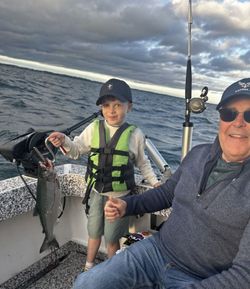 Two people fishing in NY