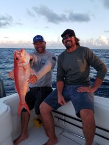 Two people fishing in Florida