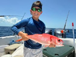 Angler enjoying fishing trip in FL