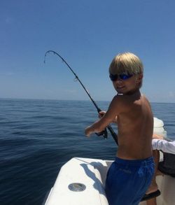 Person fishing in Alabama