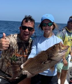 Fishing at Dauphin Island with 3 people