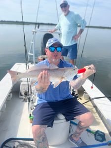 Redfish, a 34-inch fish, caught in NC