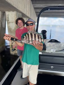 Sheepshead fish caught during cruises and fishing trip in Hubert