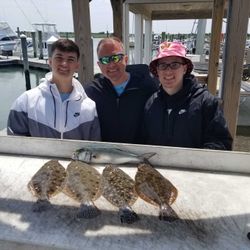 5 summer flounder, bluefish, southern flounder, and california flounder caught in NJ