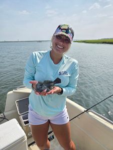 A person fishing in New Jersey