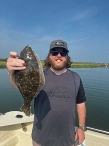 Summer flounder caught while fishing in Avalon