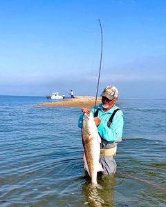 A person fishing in the state of Mississippi
