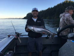 Chinook salmon caught while fishing in OR