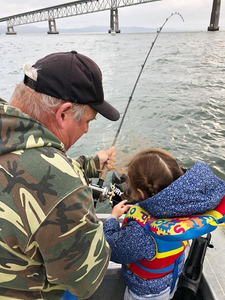 A person fishing in OR