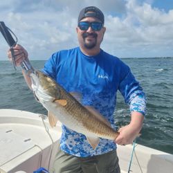 Angler catches a vibrant redfish in FL
