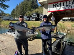 Two bluefish caught while fishing in OR