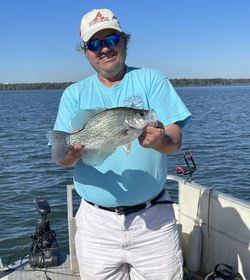 Crappie fish caught during fishing trip in Cameron