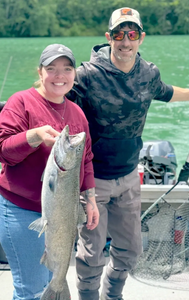 Two people fishing in WA