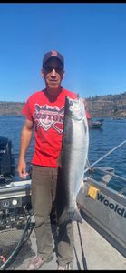 Coho salmon caught fishing in WA
