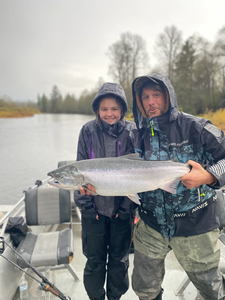 Coho salmon caught fishing in WA