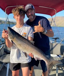 Two people fishing in WA