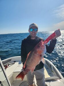 Red Snapper Catch on Off Shore Fishing Charter