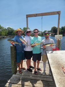 4 anglers fishing in Niceville