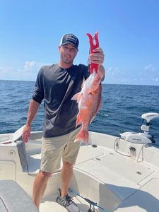 An angler casting their line in Niceville