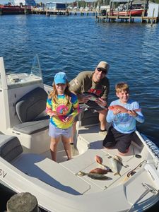 Three people fishing in Niceville