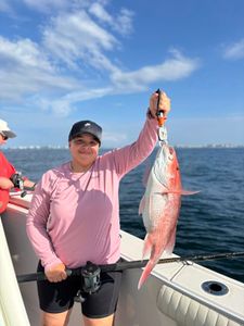 Red snapper caught while fishing in Niceville FL waters