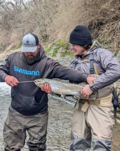 Two anglers fishing in Altmar